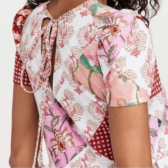 Alix of Bohemia Anika Patchwork Mini Dress - Picture 6 of 10